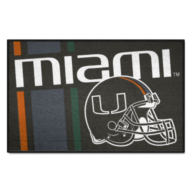 FANMATS Miami Hurricanes Starter Mat Accent Rug Wayfair